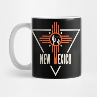 Retro New Mexico State Flag Zia Mug